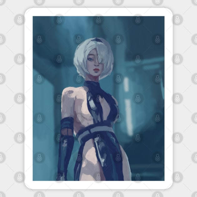 2b Nier Automata Sticker by craftsanime